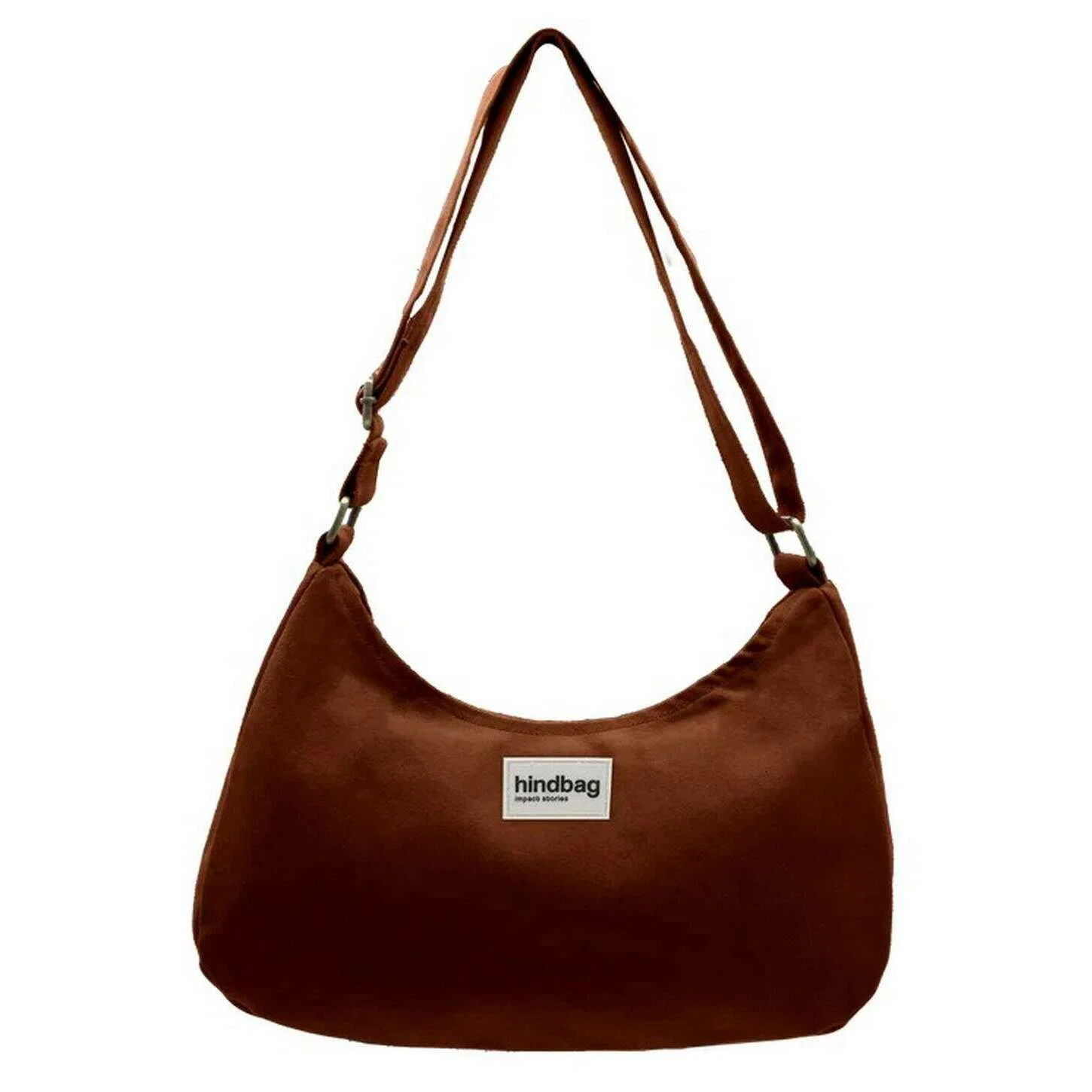Hindbag Rosa Large Shoulder Bag - Chocolate Brown