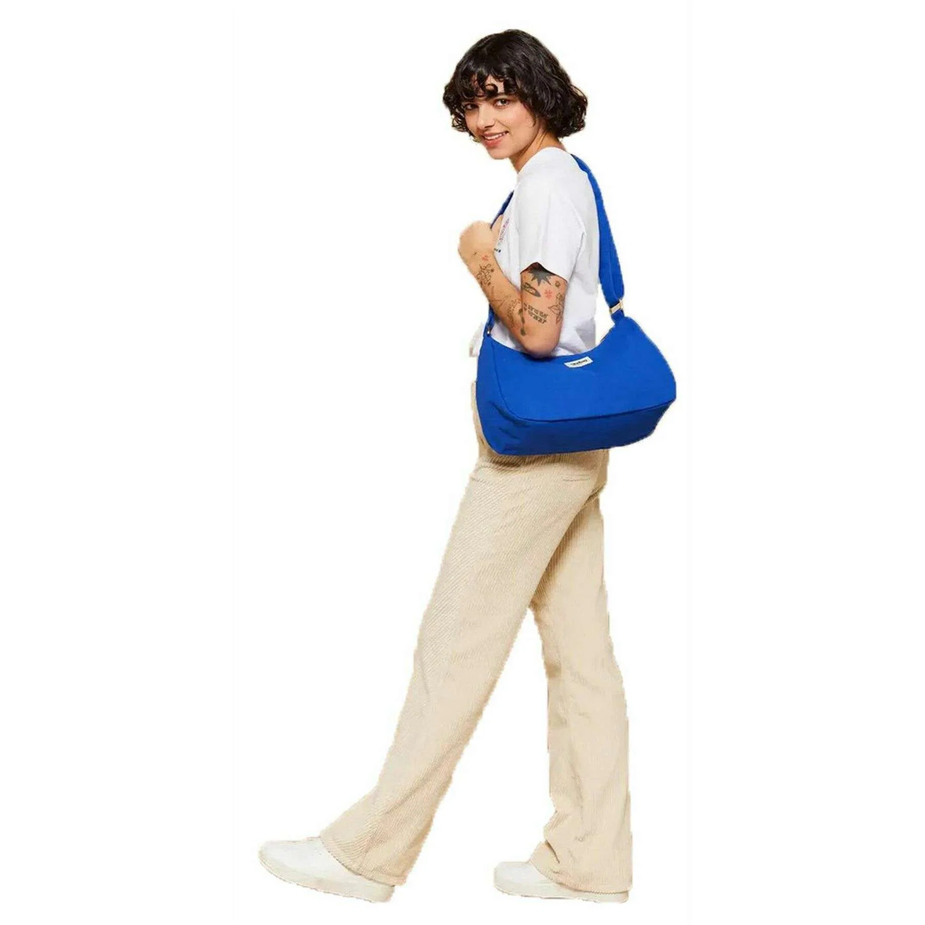 Hindbag Rosa Large Shoulder Bag - Electric Blue - Image 2