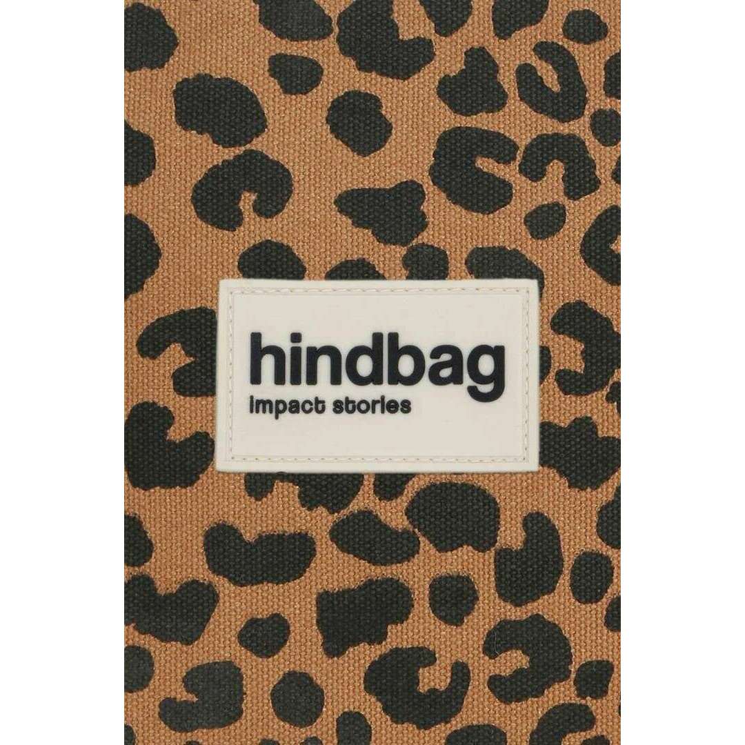 Hindbag Rosa Large Shoulder Bag - Leopard Cinnamon Brown - Image 5