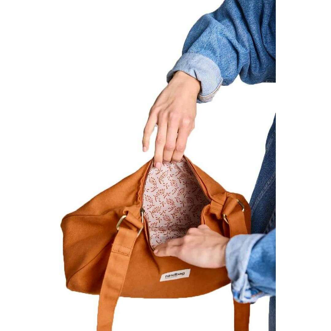 Hindbag Rosa Large Shoulder Bag - Sienna Orange - Image 5