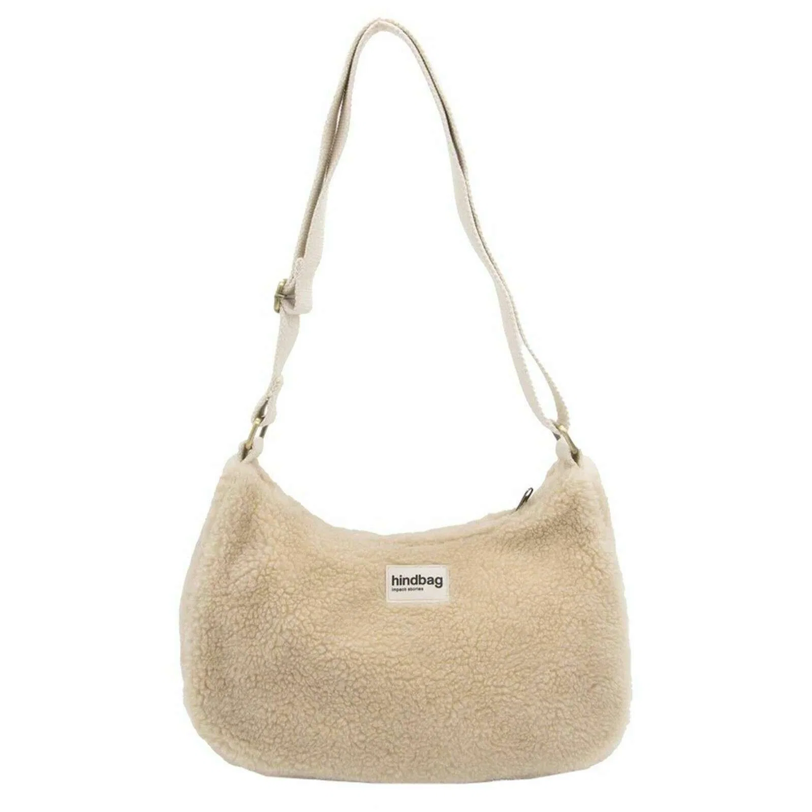 Hindbag Rosa Large Shoulder Bag - Teddy Beige