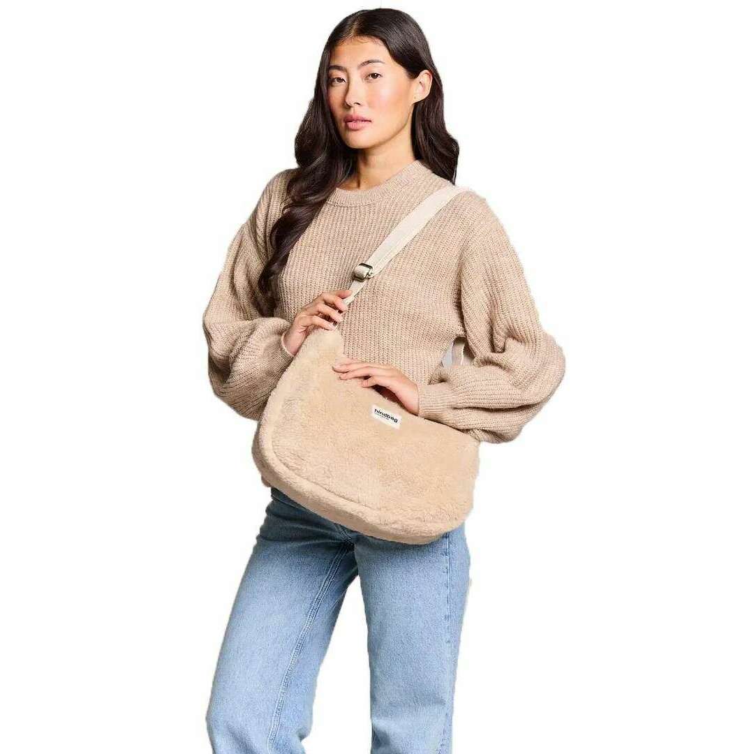 Hindbag Rosa Large Shoulder Bag - Teddy Beige - Image 4