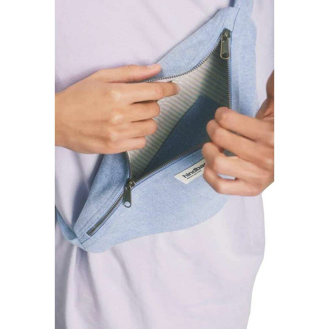 Hindbag Sasha Large Bum Bag - Denim Blue - Image 3