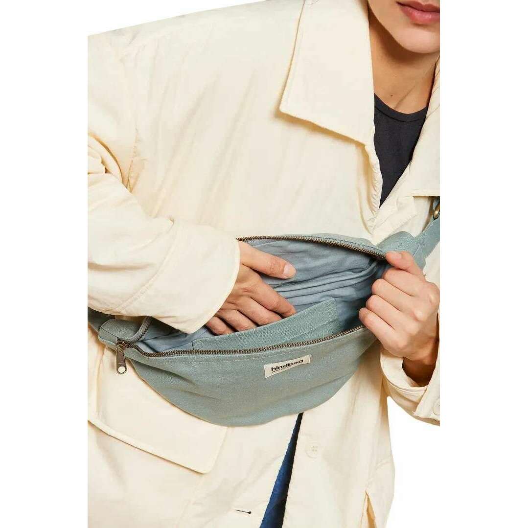 Hindbag Sasha Large Bum Bag - Sage Blue - Image 4