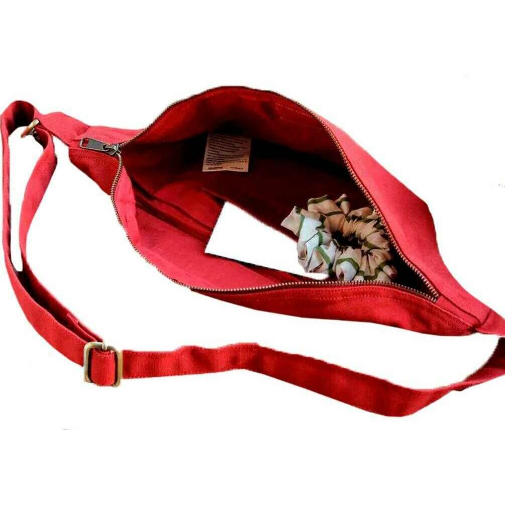 Hindbag Sasha Large Bum Bag - Terracotta Red - Image 5