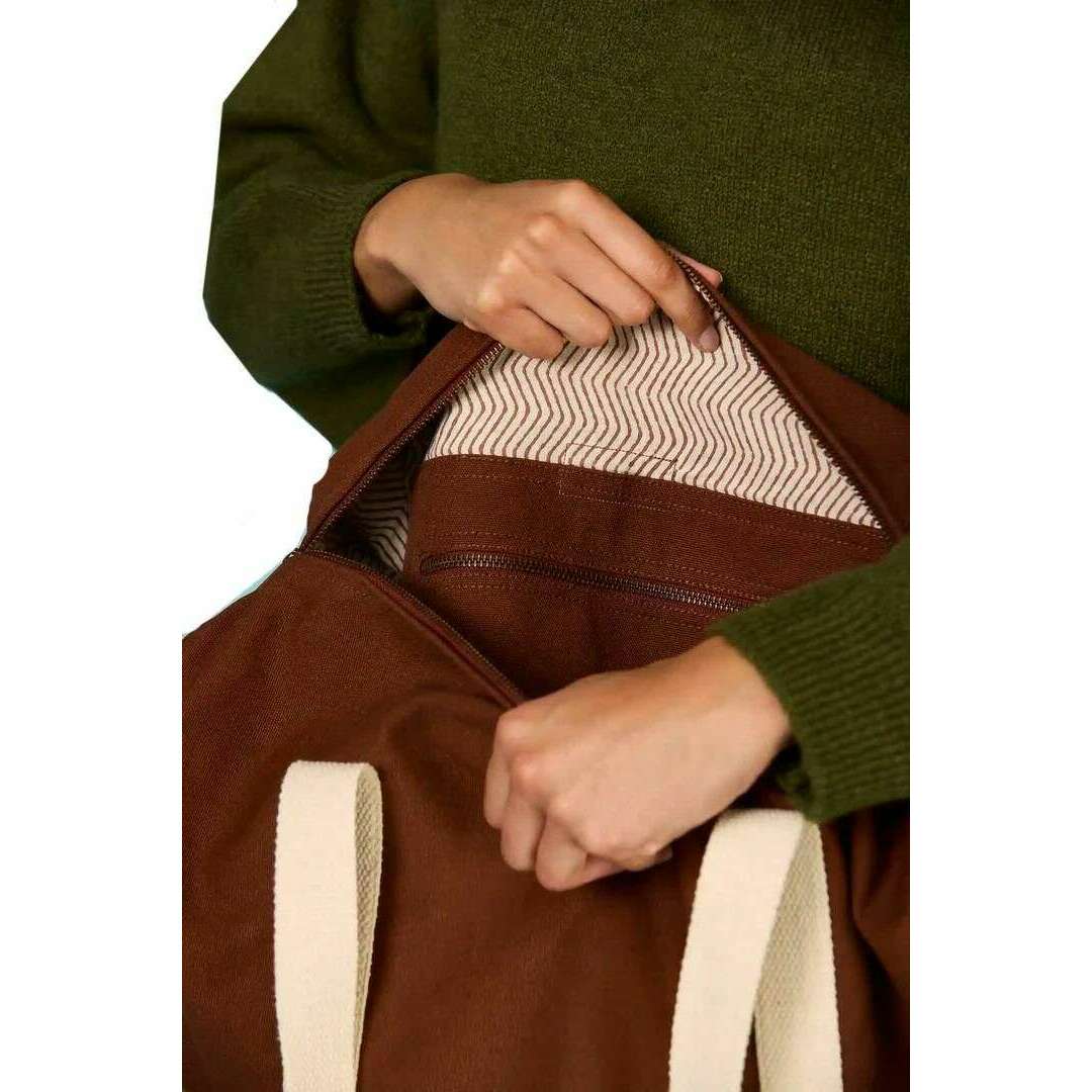 Hindbag Simon Duffle Bag - Chocolate Brown - Image 3