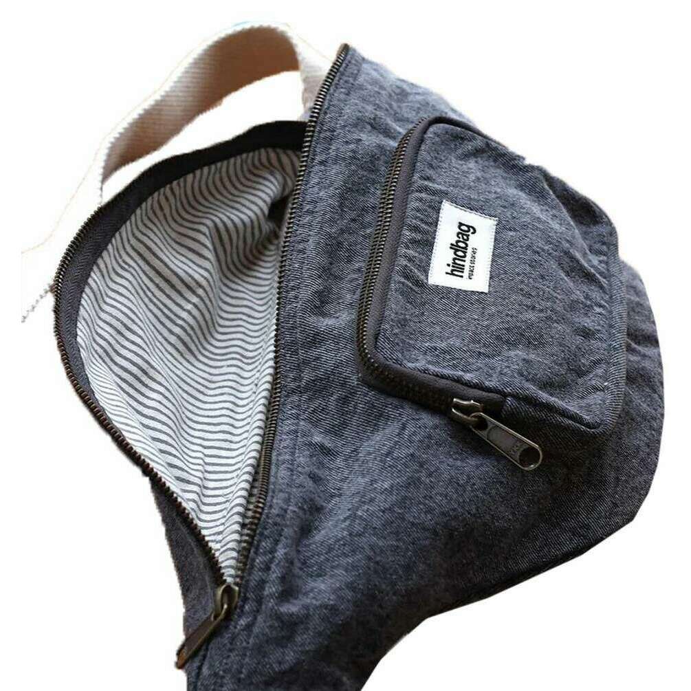 Hindbag Sofia XL Bum Bag - Denim Grey - Image 3