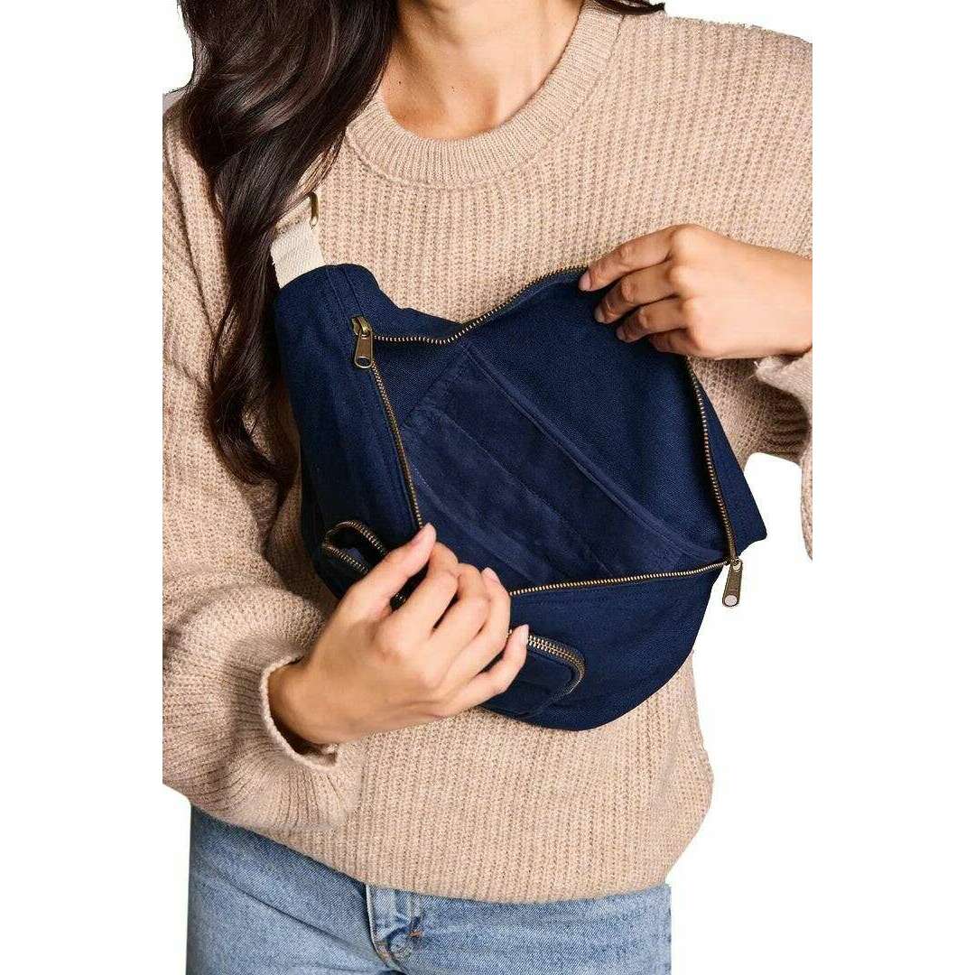 Hindbag Sofia XL Bum Bag - Navy - Image 3