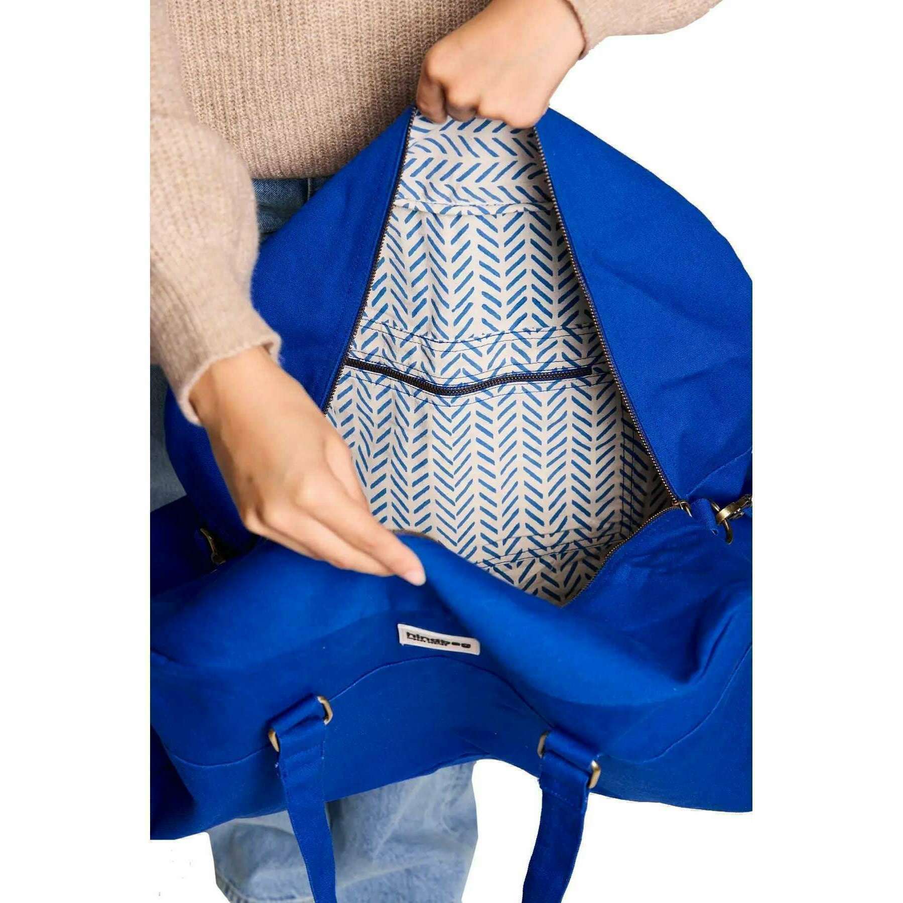 Hindbag Yves Large Travel Bag - Electric Blue - Image 3