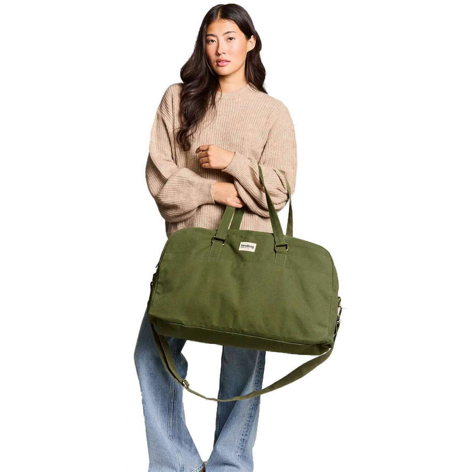 Hindbag Yves Large Travel Bag - Olive Green - Image 5