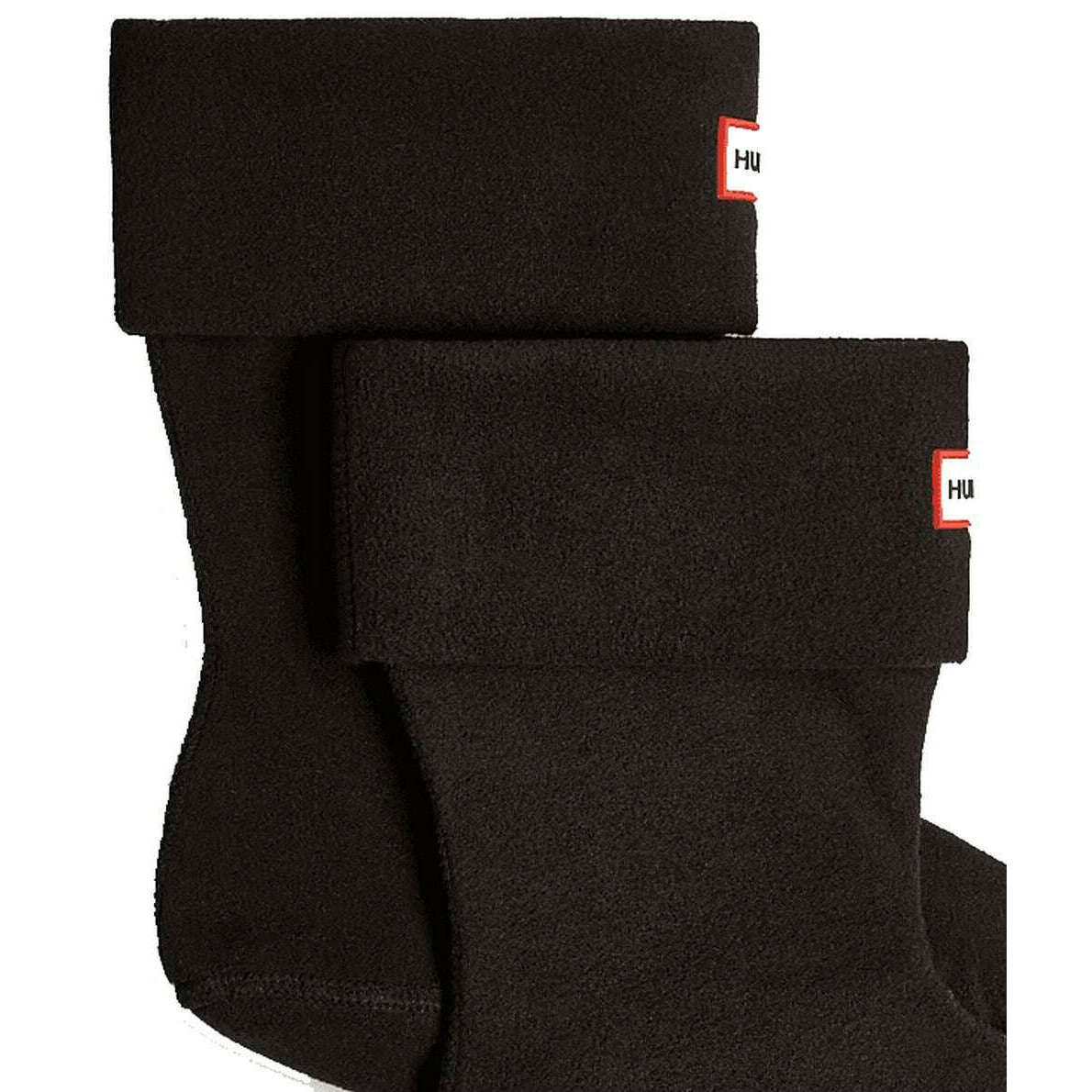 Hunter Fleece Cuff Short Boot Socks - Black - Image 3
