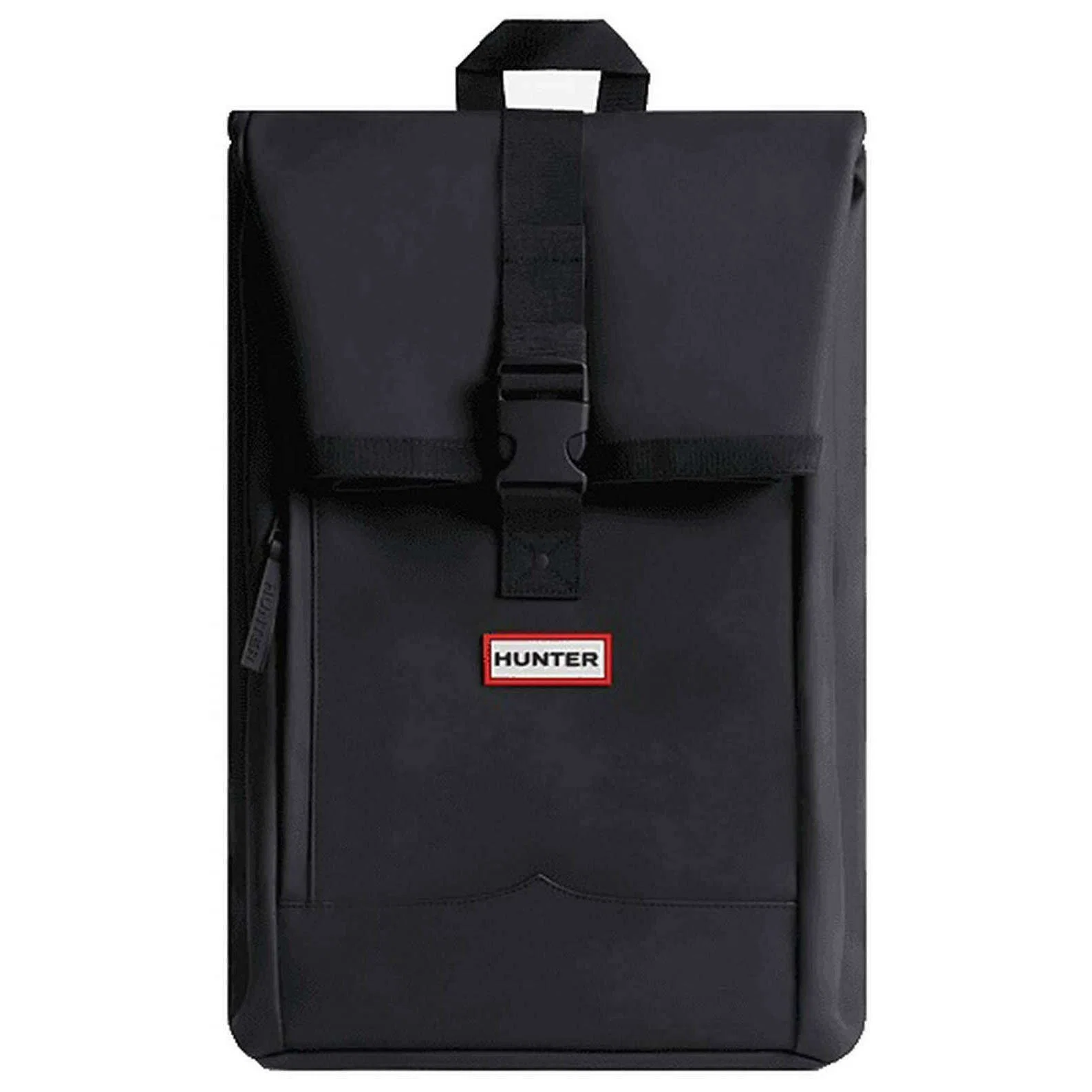 Hunter Highlander Roll Top Backpack - Black - Image 2