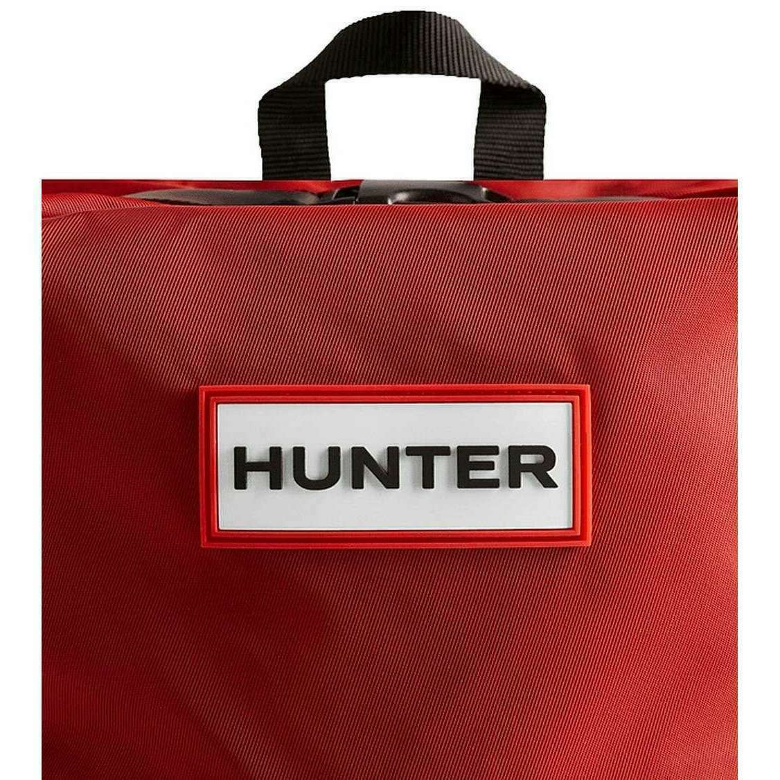 Hunter Nylon Large Topclip Backpack - Military Red - Image 6