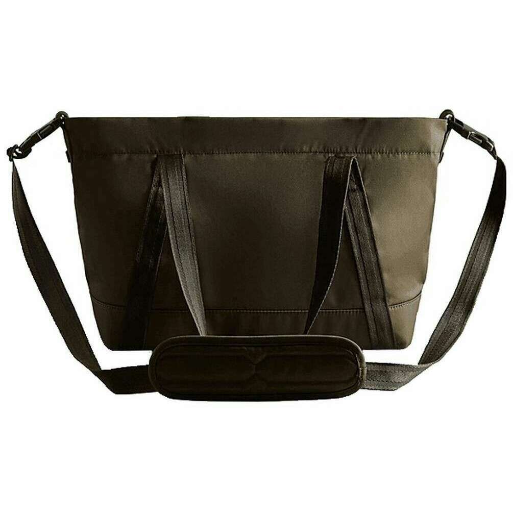 Hunter Nylon Midi Topclip Tote Bag - Dark Olive Green - Image 2