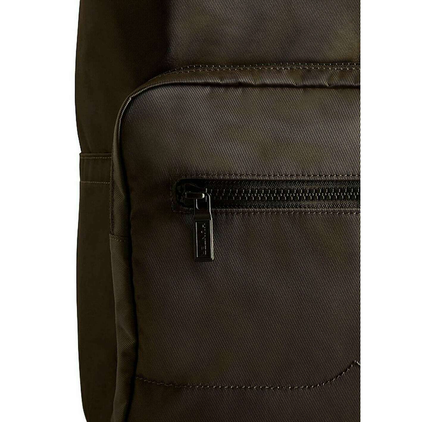 Hunter Nylon Pioneer Large Topclip Backpack - Dark Olive Green - Image 4