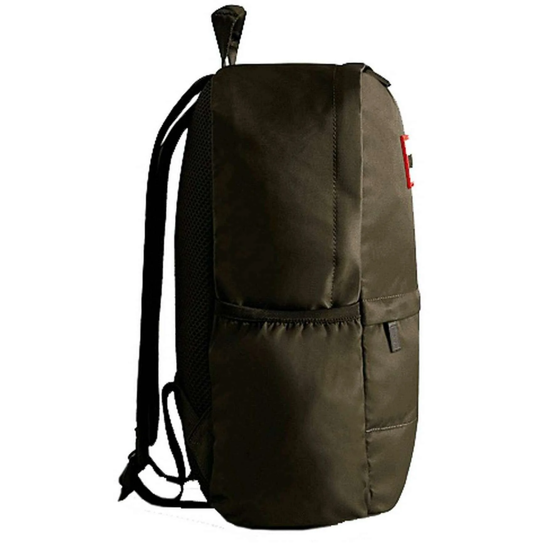 Hunter Nylon Small Backpack - Dark Olive Green - Image 3