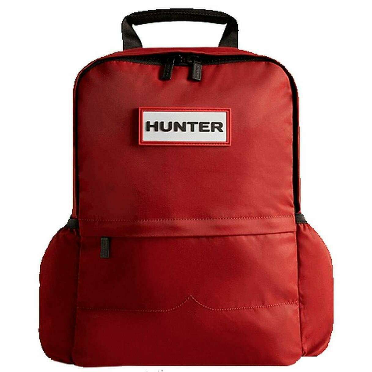 Hunter Nylon Small Backpack - Military Red
