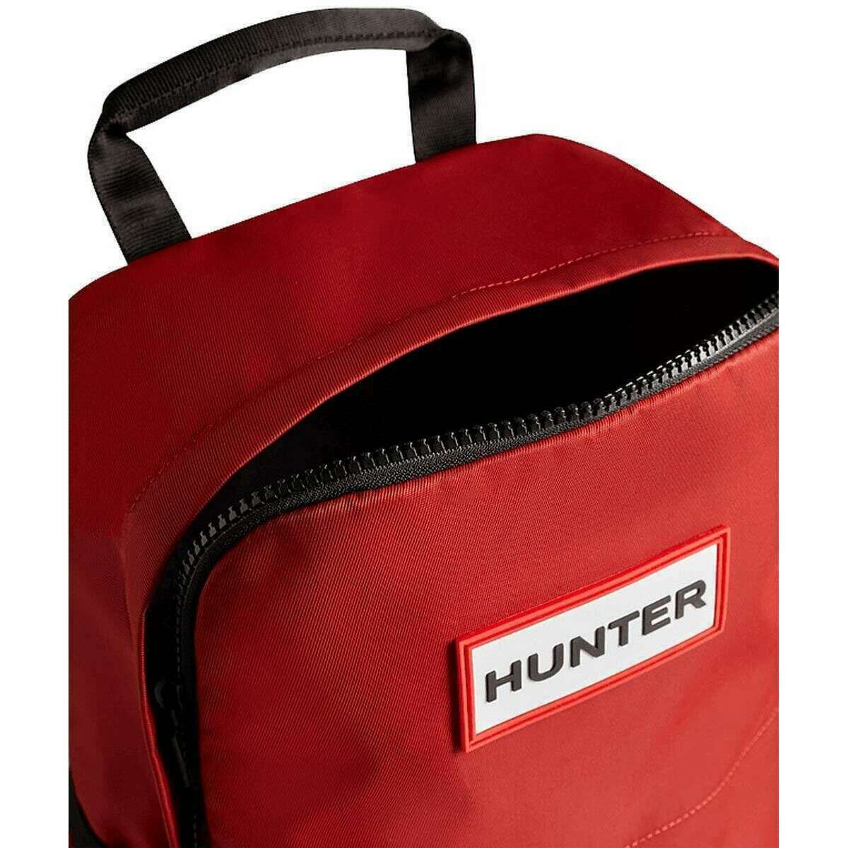 Hunter Nylon Small Backpack - Military Red - Image 5