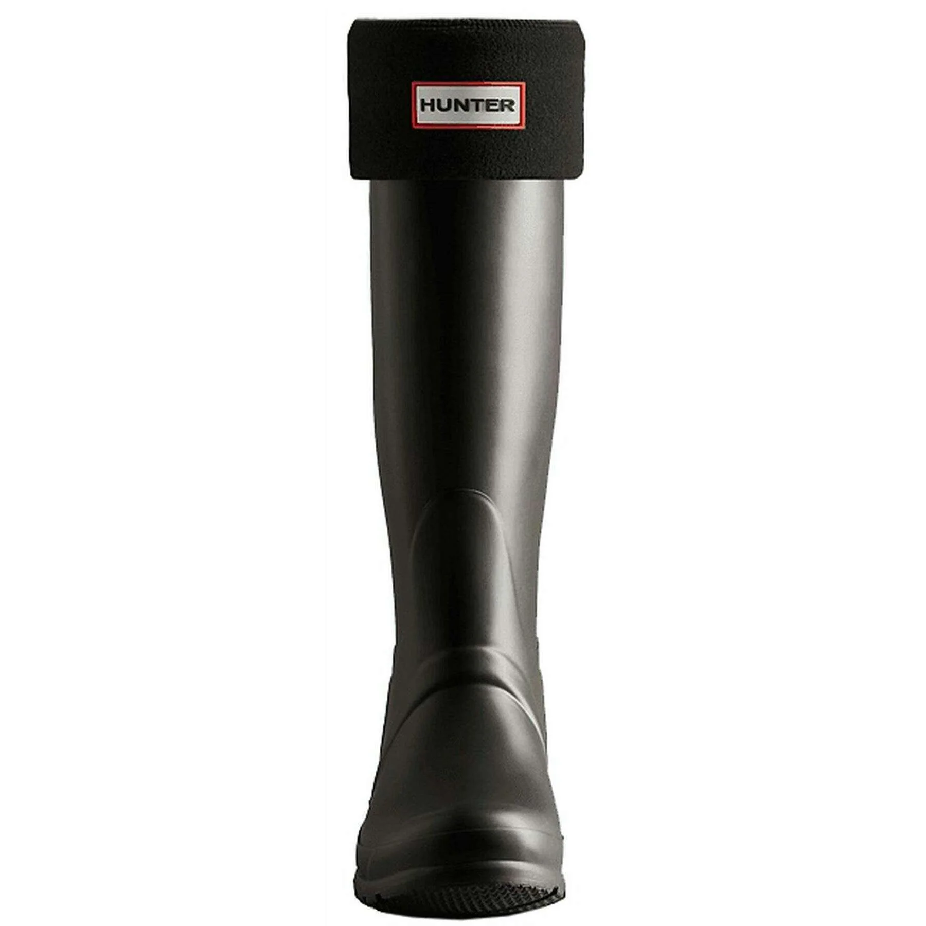 Hunter Recycled Fleece Tall Boot Socks - Black - Image 3