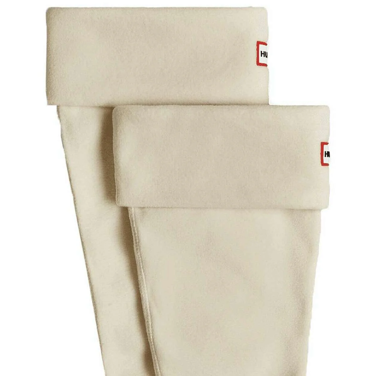 Hunter Recycled Fleece Tall Boot Socks - Hunter White - Image 2