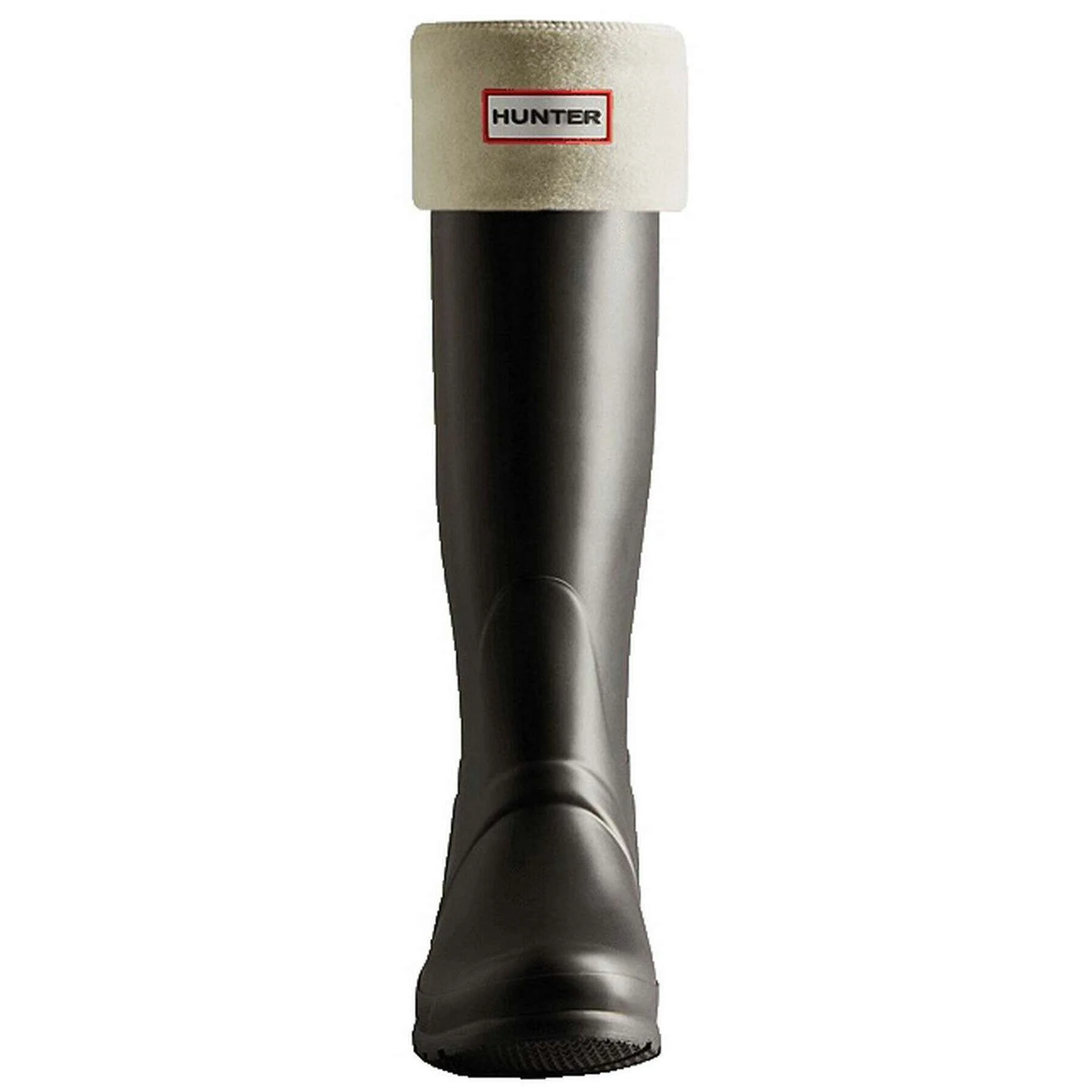 Hunter Recycled Fleece Tall Boot Socks - Hunter White - Image 3