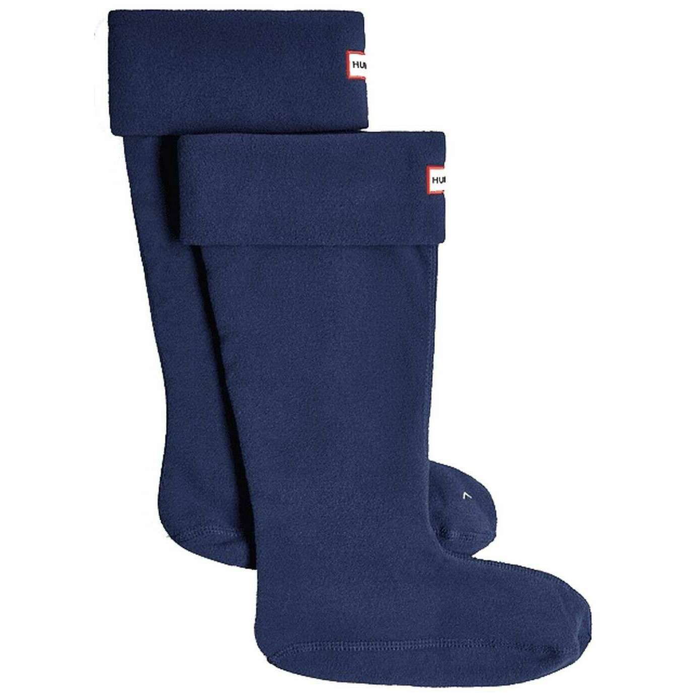 Hunter Recycled Fleece Tall Boot Socks - Navy
