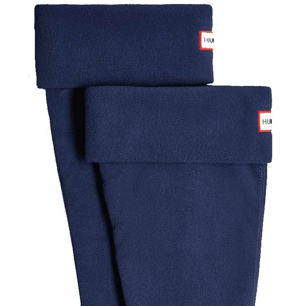 Hunter Recycled Fleece Tall Boot Socks - Navy - Image 2