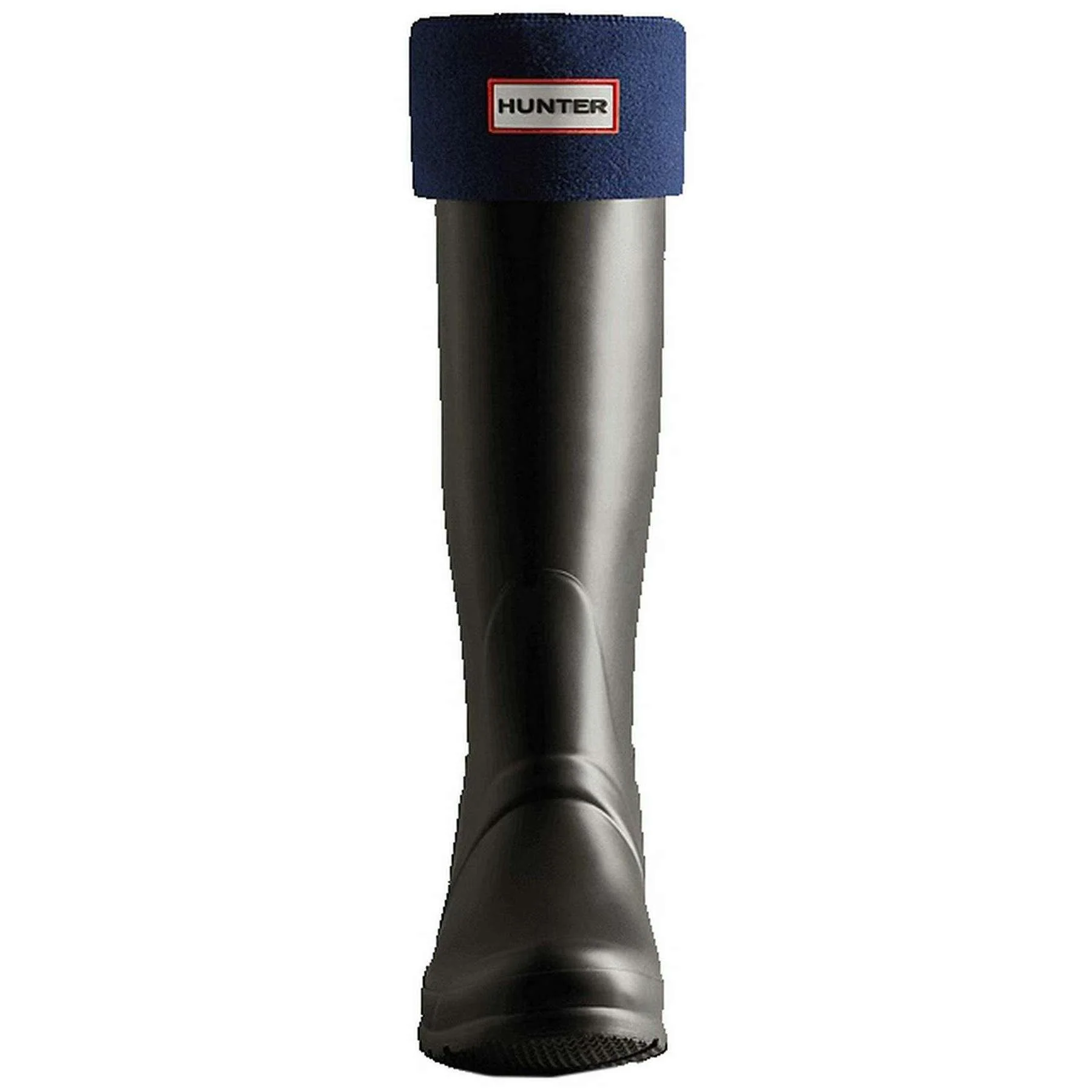 Hunter Recycled Fleece Tall Boot Socks - Navy - Image 3
