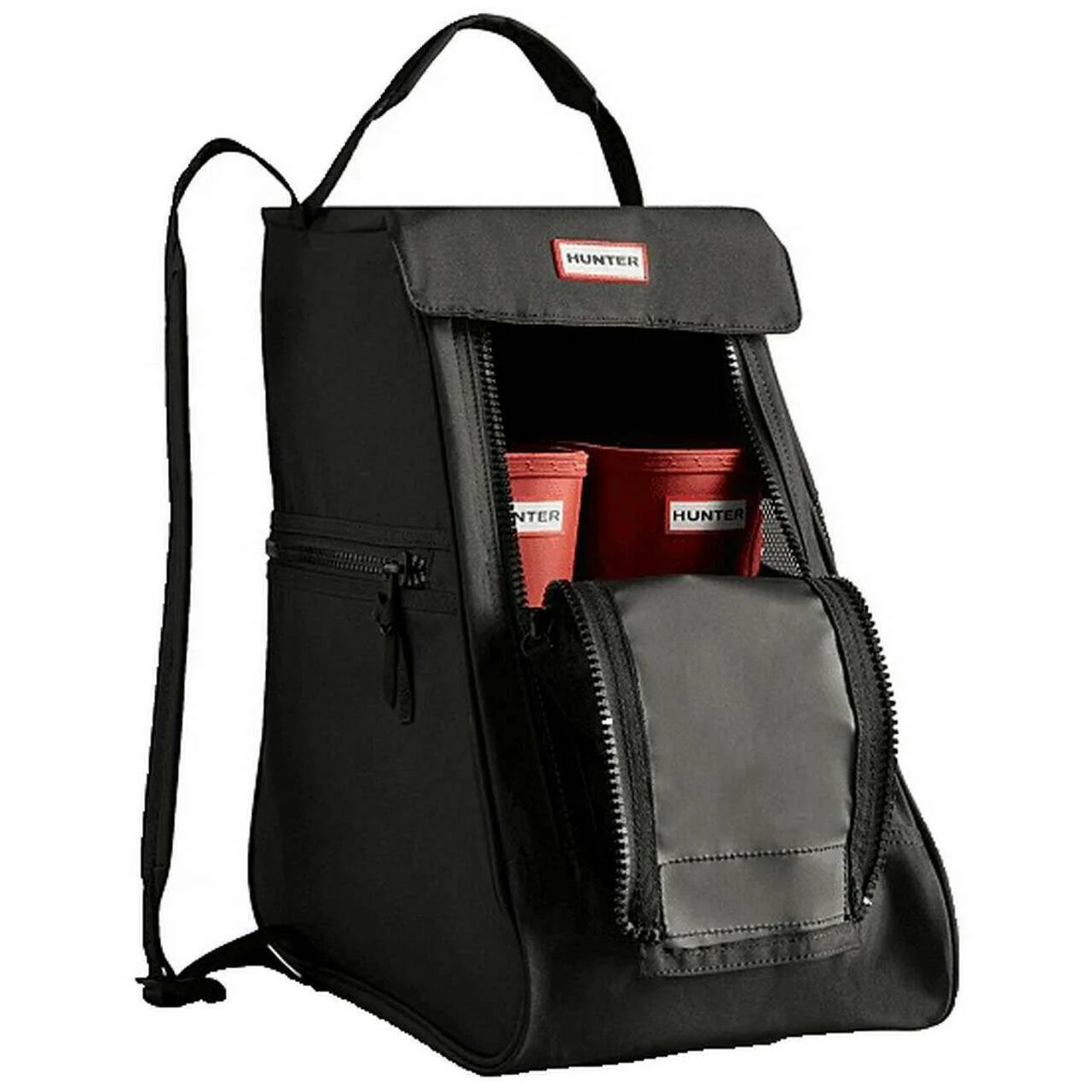 Hunter Short Boot Bag - Black - Image 2