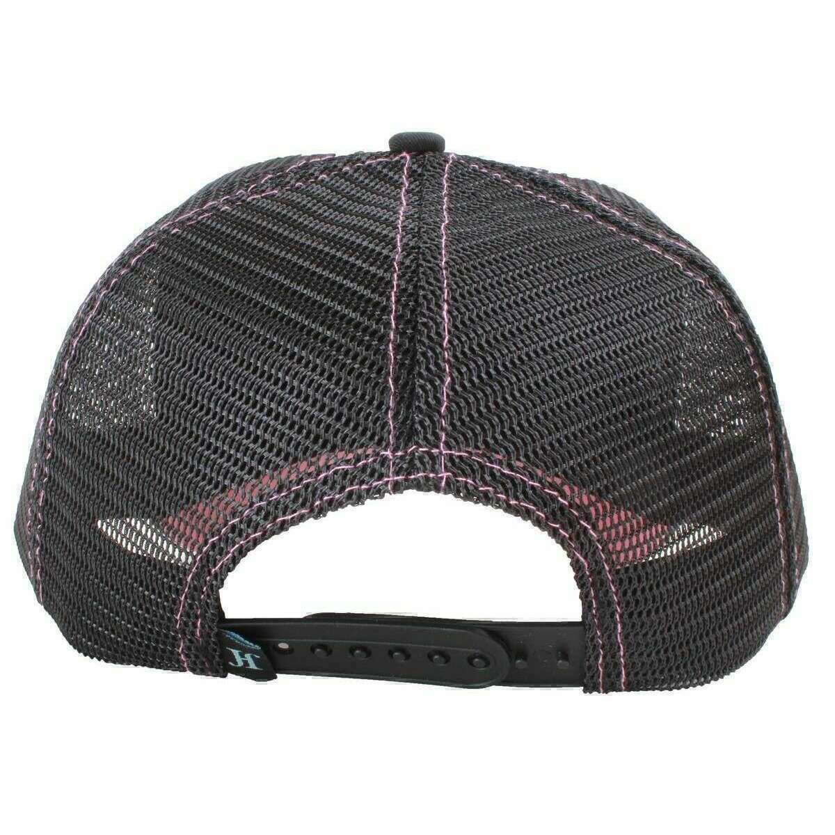 John Hatter G.O.A.T Rubber Trucker Cap - Black/Pink - Image 3