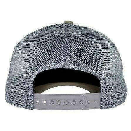 John Hatter I Will Not Die Sober Rubber Trucker Cap - Grey - Image 4