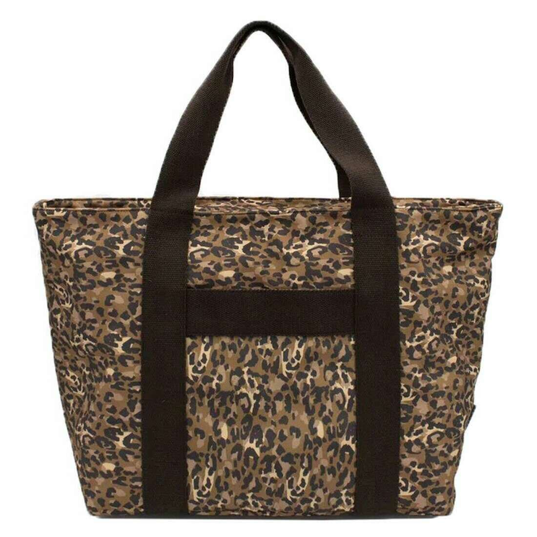 Kind Bag London Carryall Tote Bag - Leopard Brown