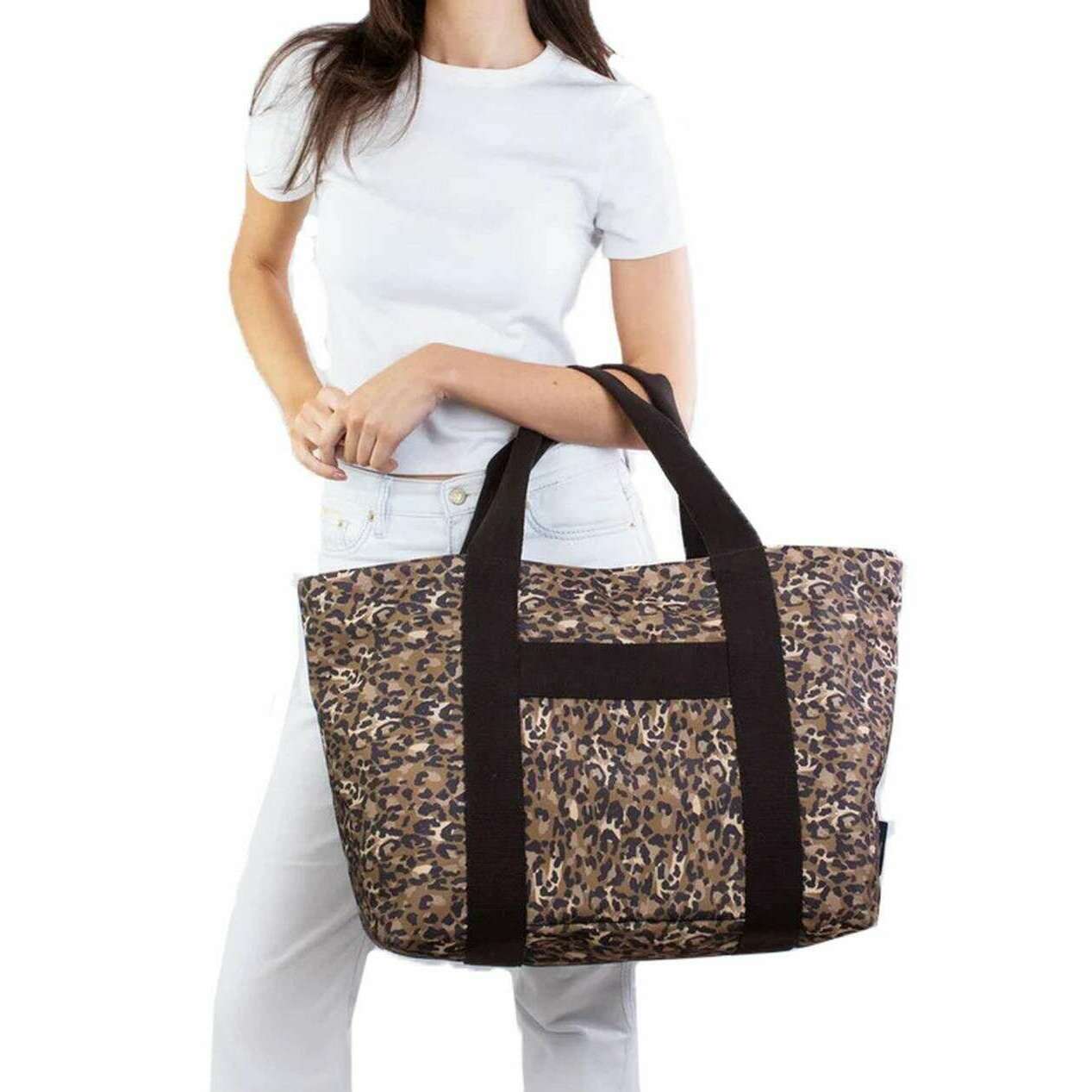 Kind Bag London Carryall Tote Bag - Leopard Brown - Image 5