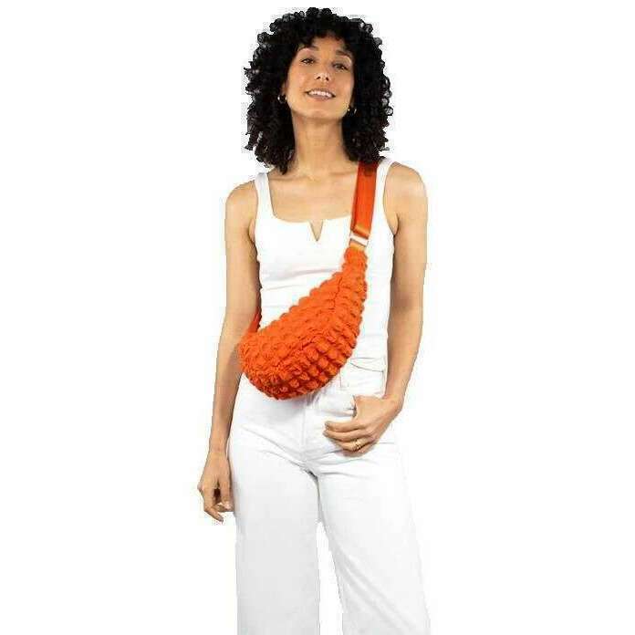 Kind Bag London Cross Body Bag - Orange - Image 6