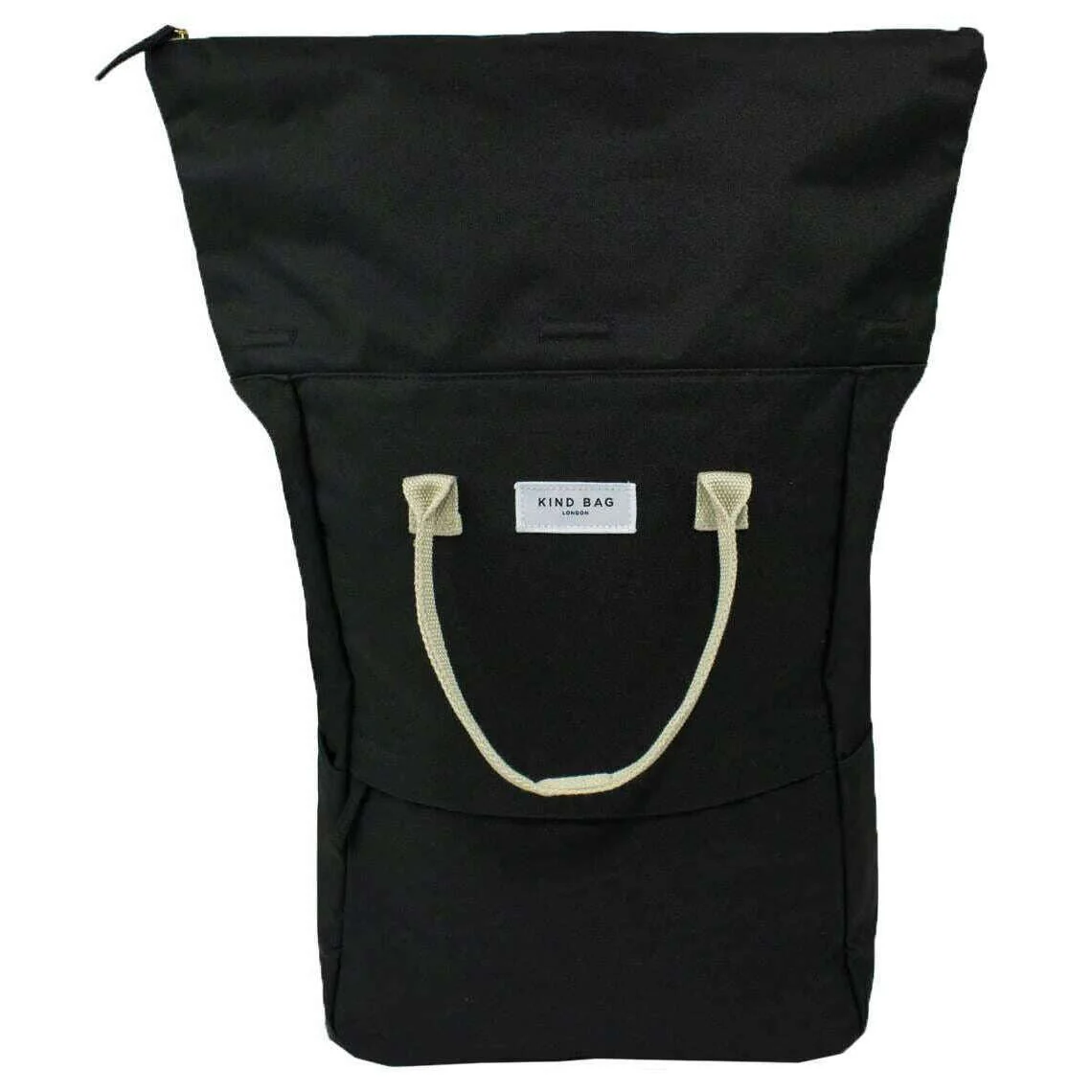 Kind Bag London Hackney Large Backpack - Black - Image 3