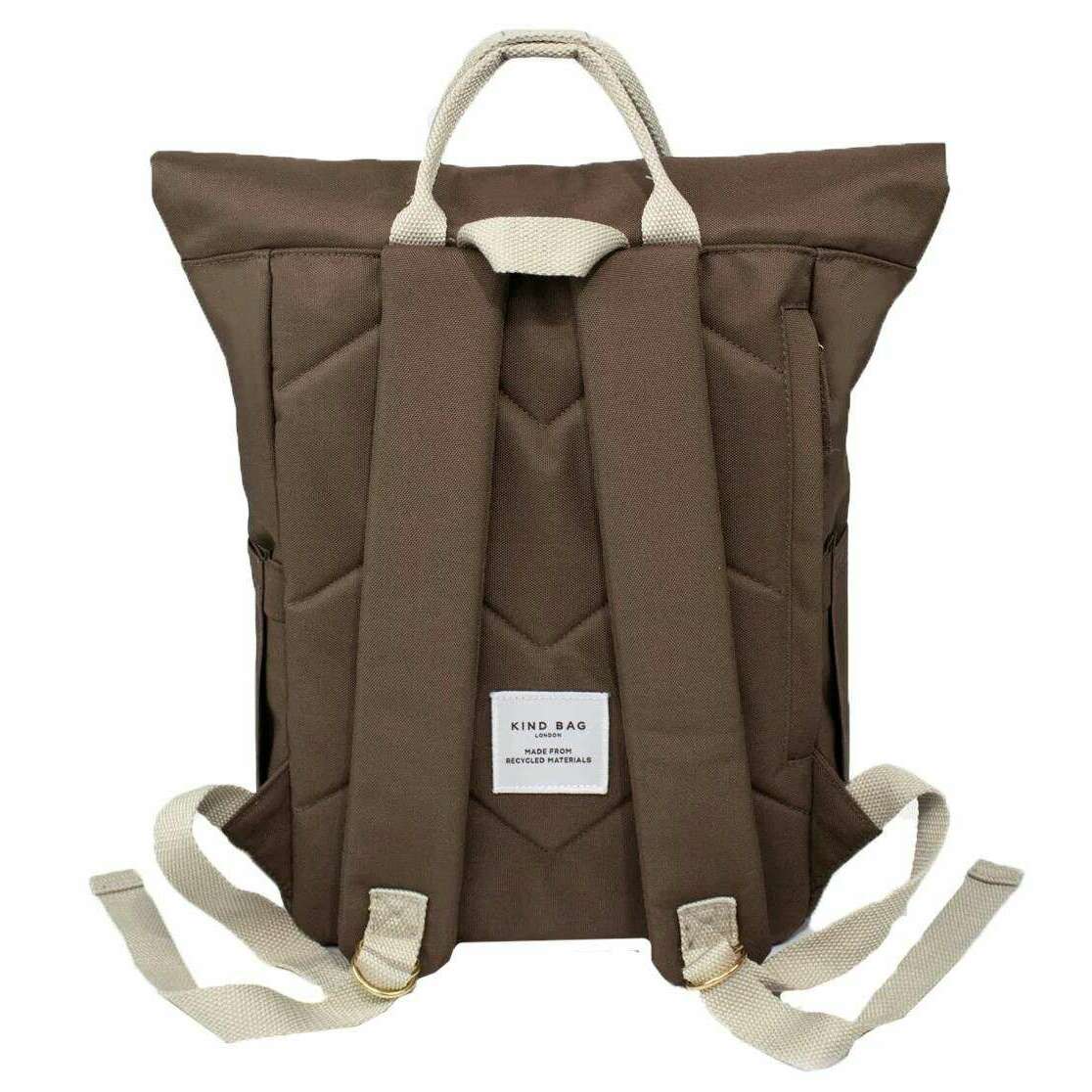 Kind Bag London Hackney Medium Backpack - Cocoa Brown - Image 2