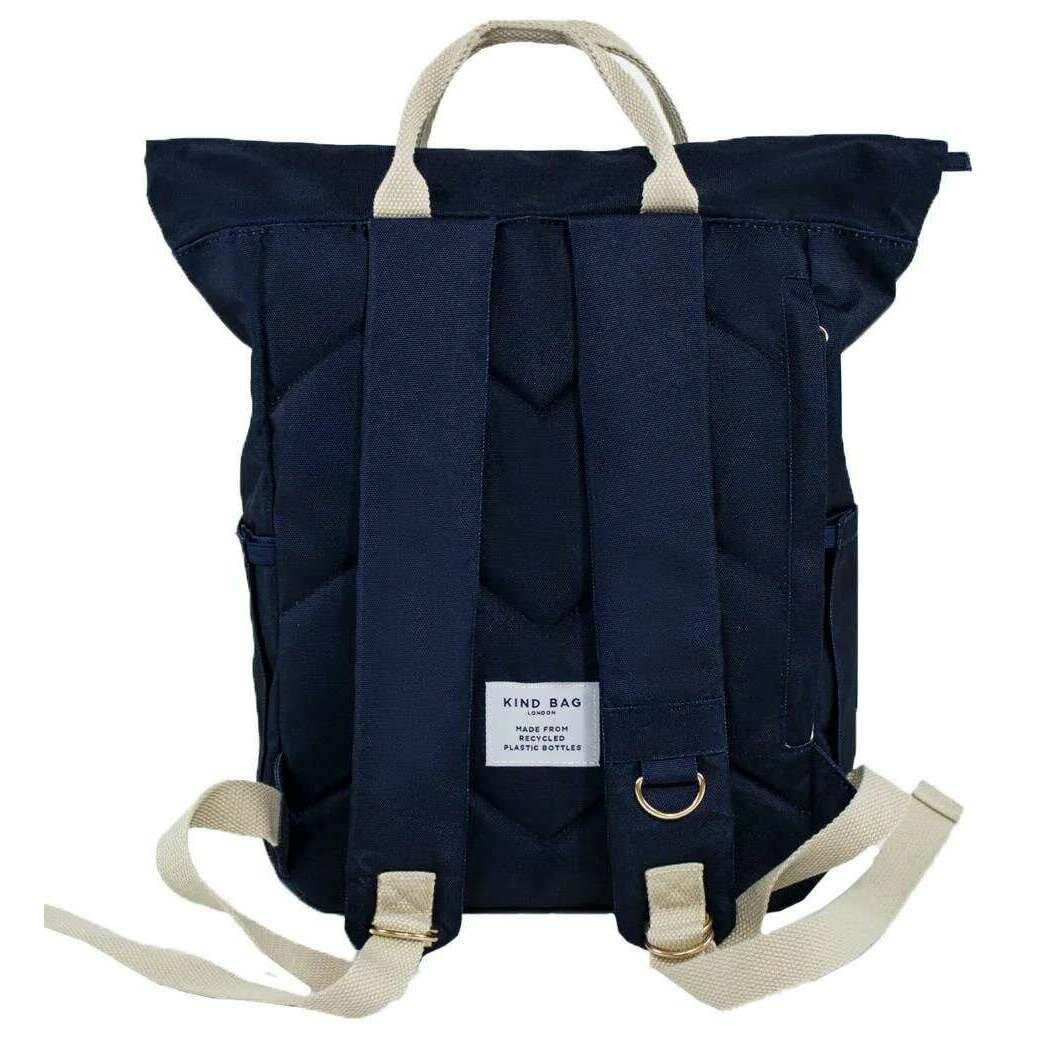 Kind Bag London Hackney Medium Backpack - Navy - Image 2