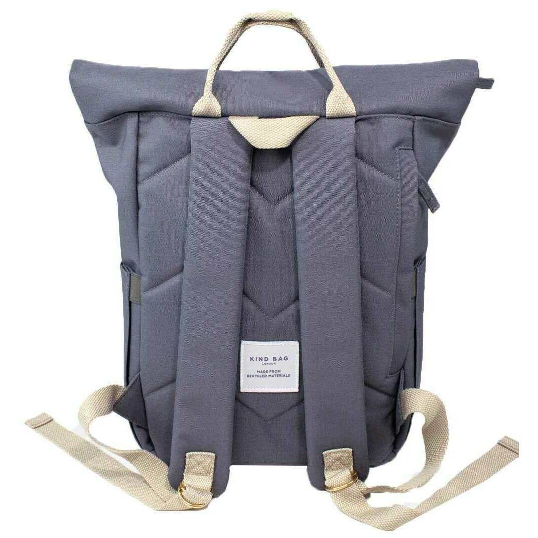 Kind Bag London Hackney Medium Backpack - Slate Grey - Image 2