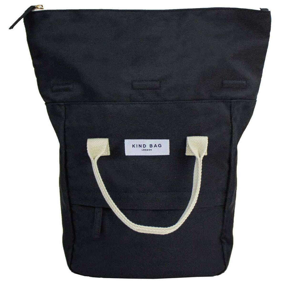 Kind Bag London Hackney Mini Backpack - Black - Image 3
