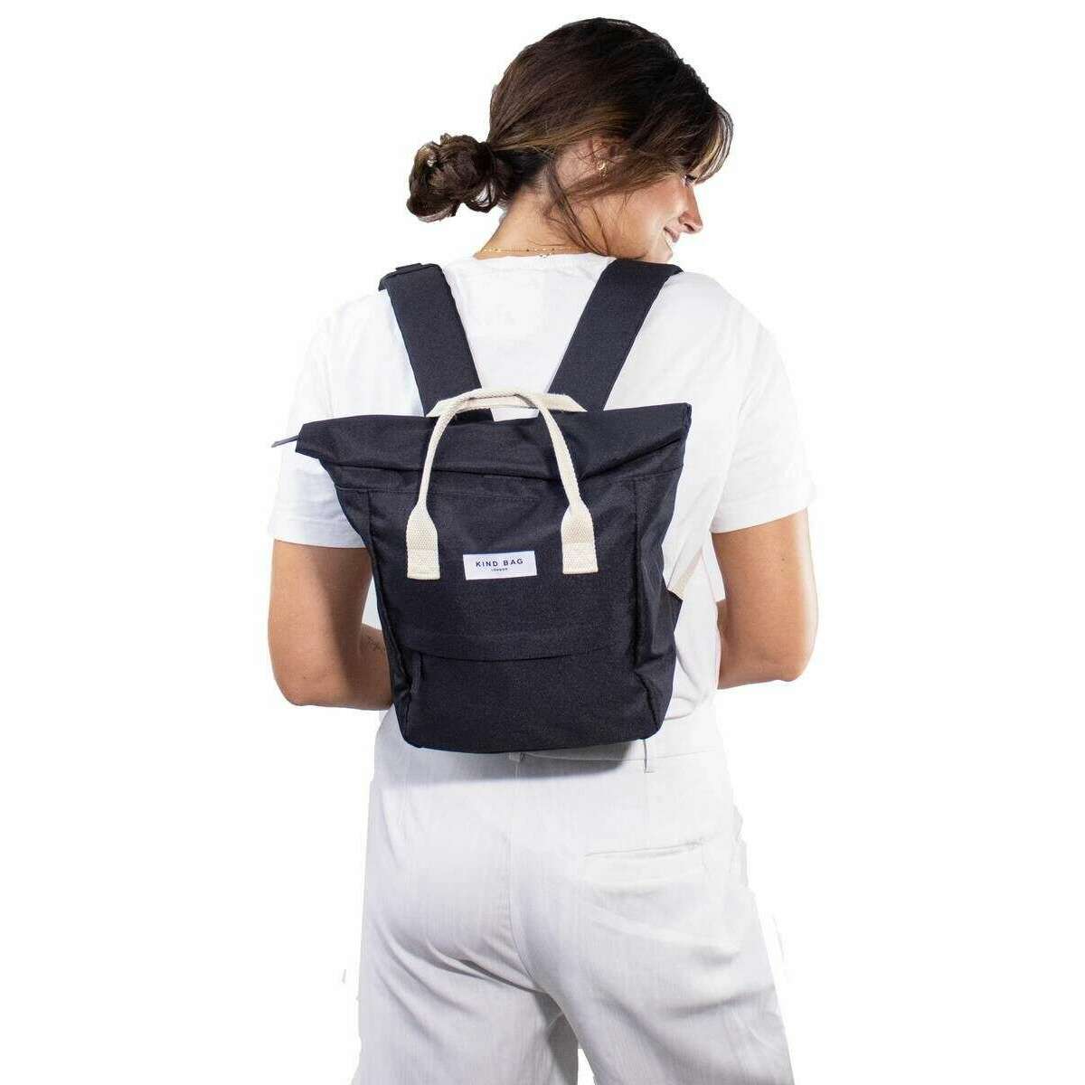 Kind Bag London Hackney Mini Backpack - Black - Image 4