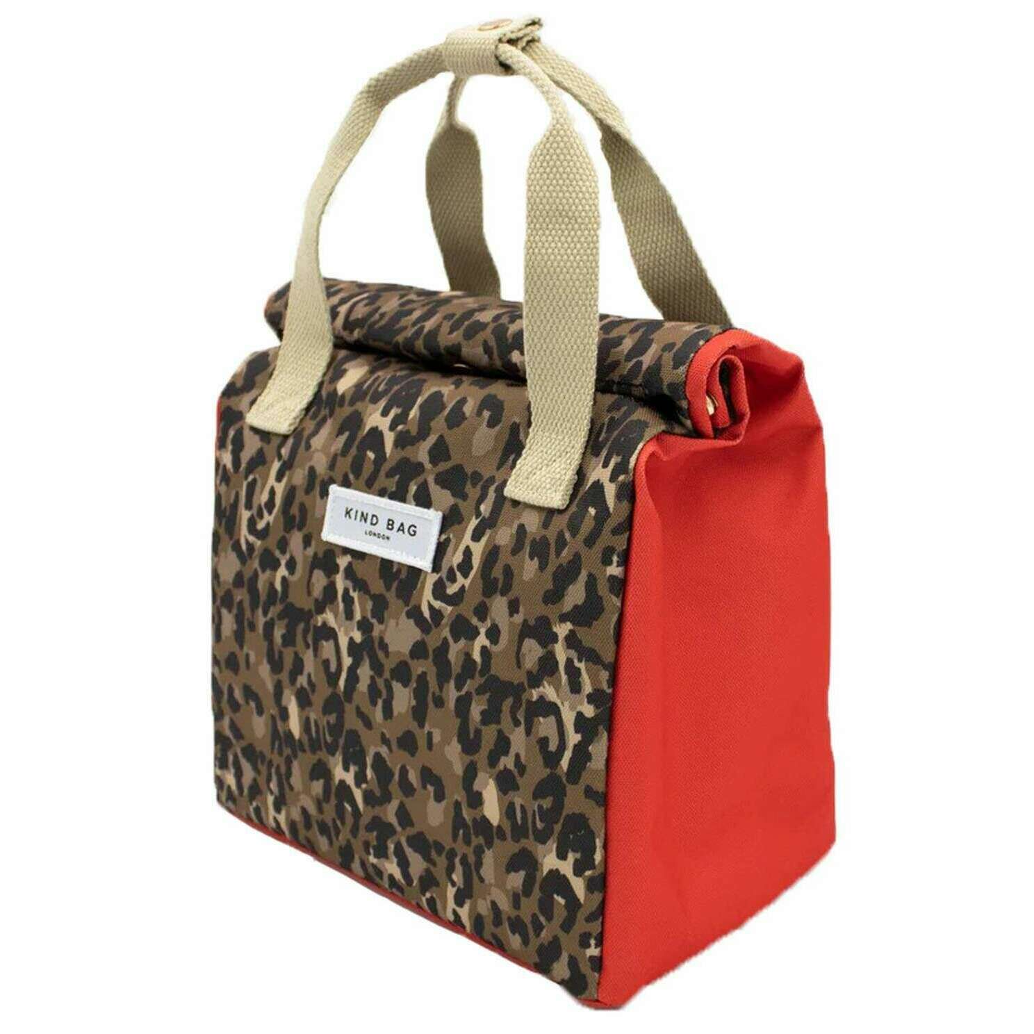 Kind Bag London Lunch Bag - Leopard Brown - Image 3