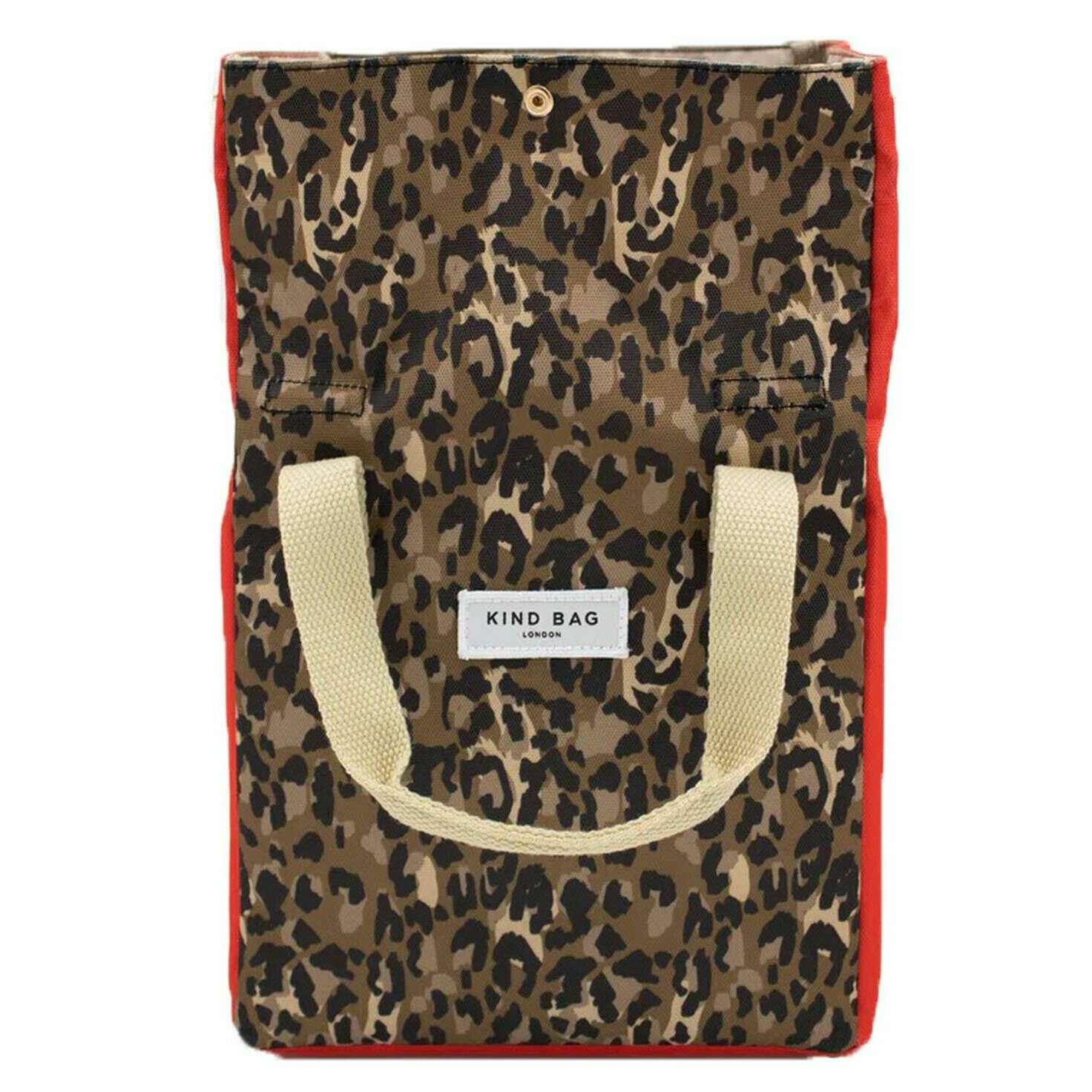 Kind Bag London Lunch Bag - Leopard Brown - Image 4