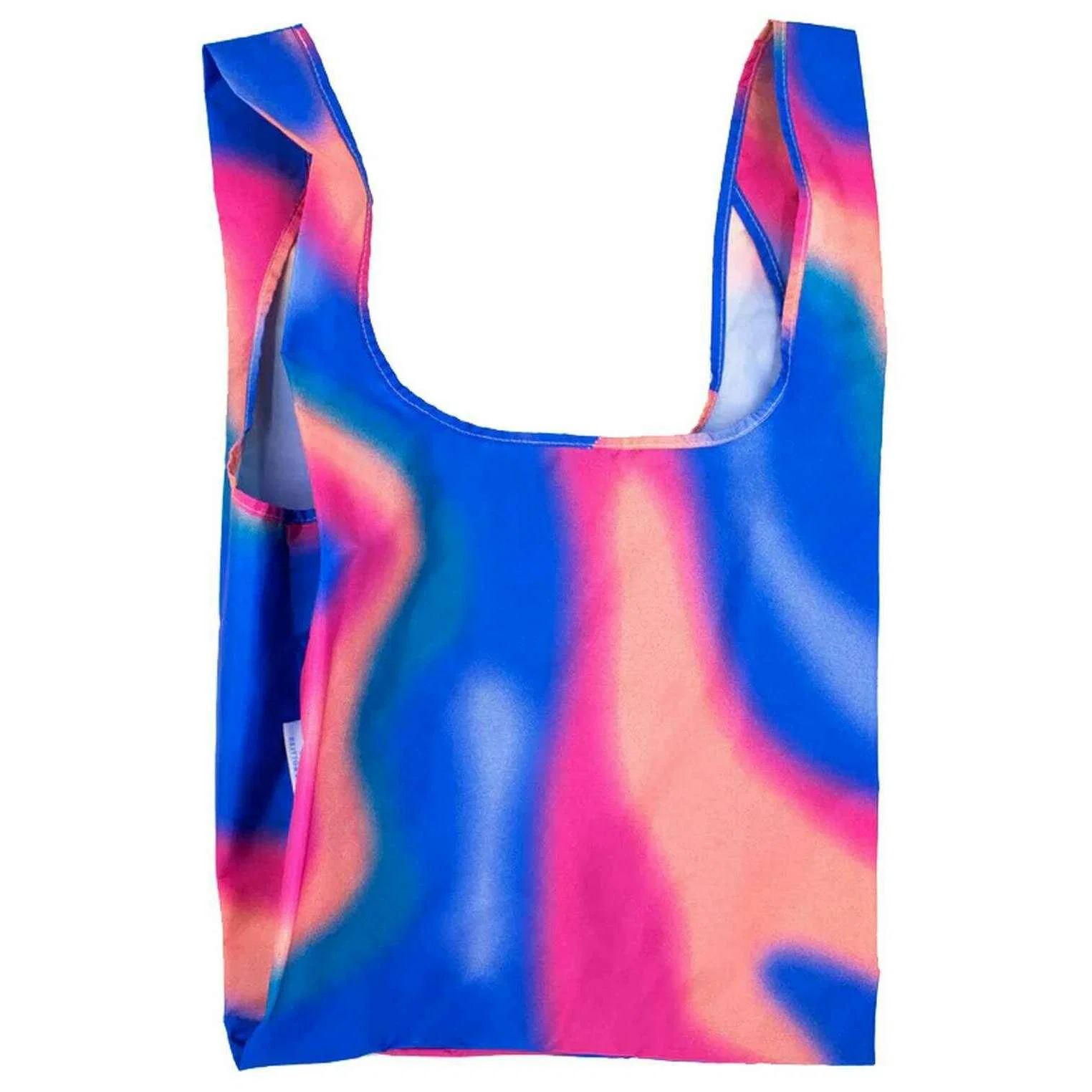 Kind Bag London Medium Reusable Bag - Aurora Blue/Pink