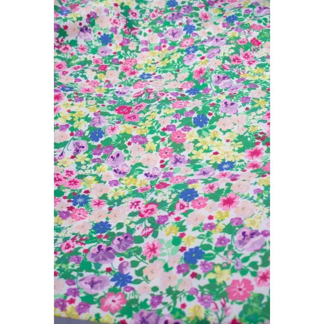 Kind Bag London Medium Reusable Bag - Meadow Flowers Pink - Image 4