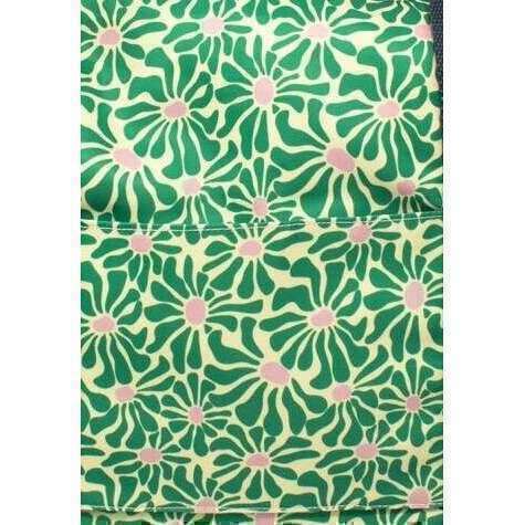 Kind Bag London Weekender Bag - Abstract Flowers Green - Image 4