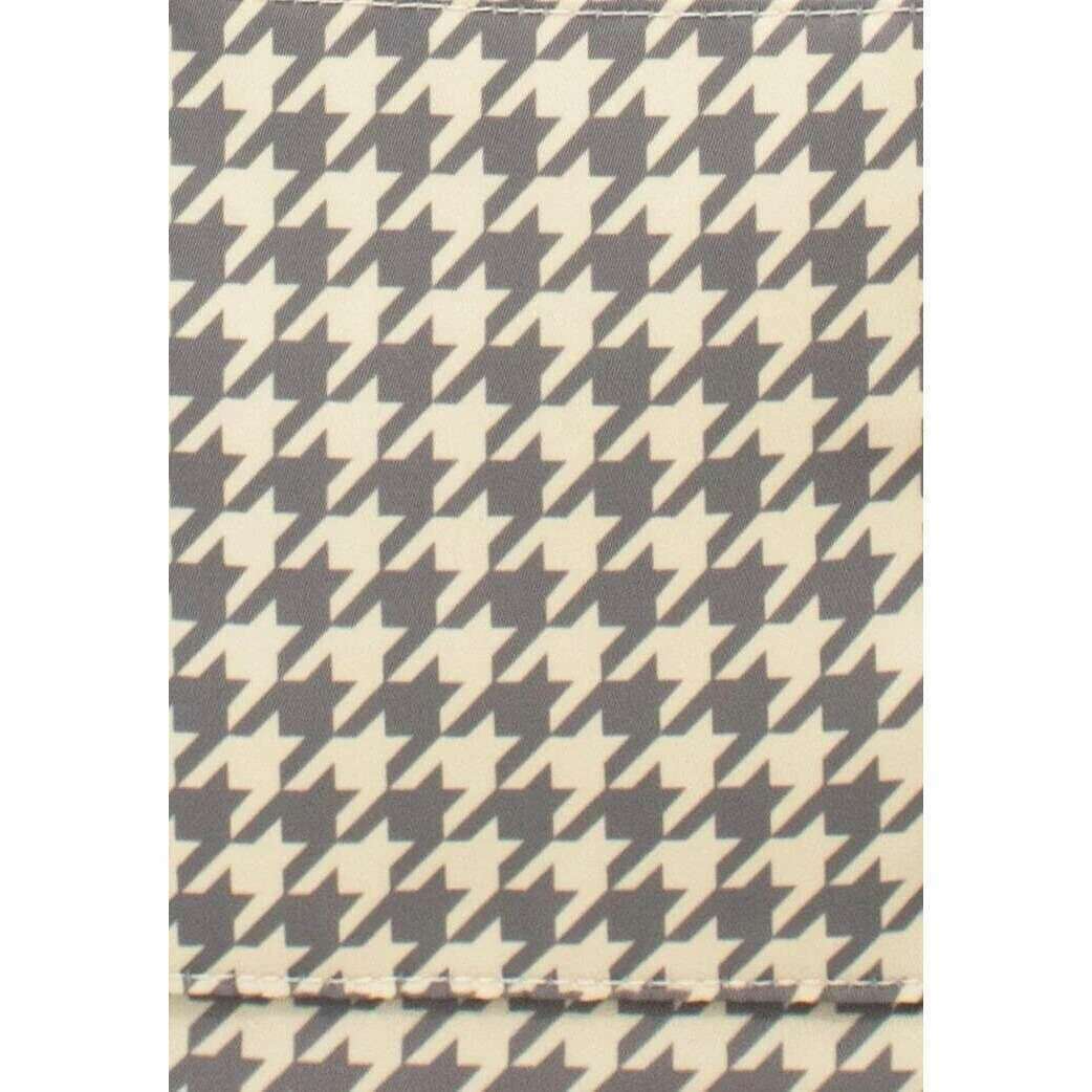 Kind Bag London Weekender Bag - Dogtooth Grey/Cream - Image 4