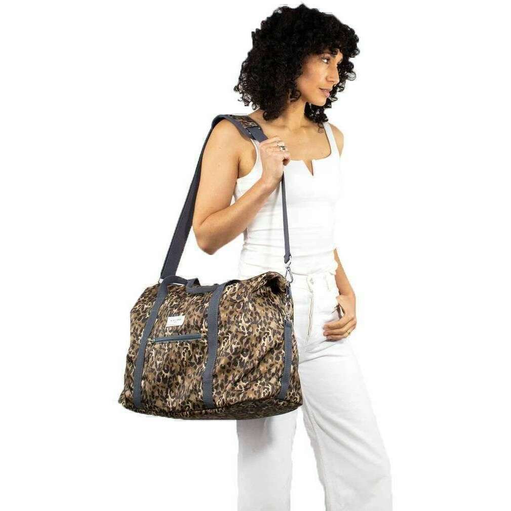 Kind Bag London Weekender Bag - Leopard Brown - Image 4