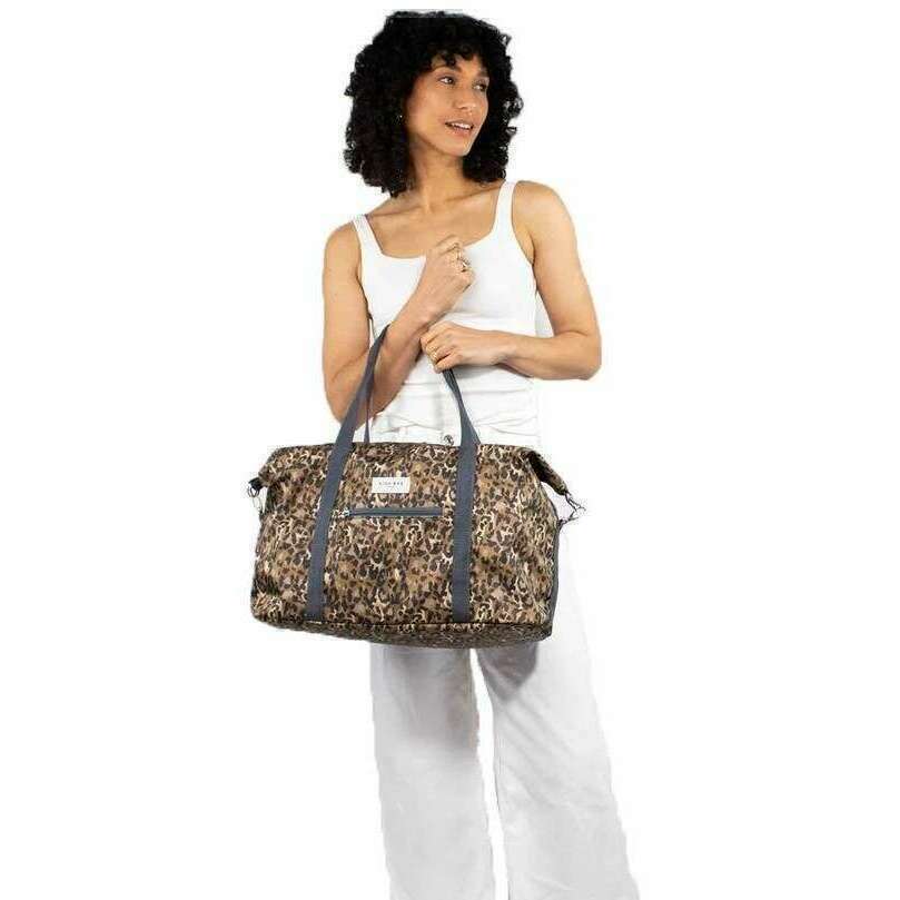 Kind Bag London Weekender Bag - Leopard Brown - Image 6