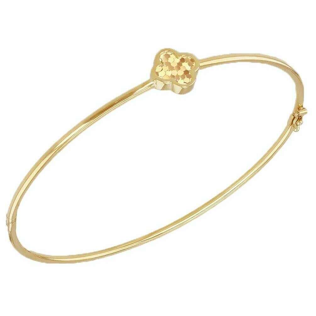 KJ Beckett Disco Petal Bangle - Yellow Gold