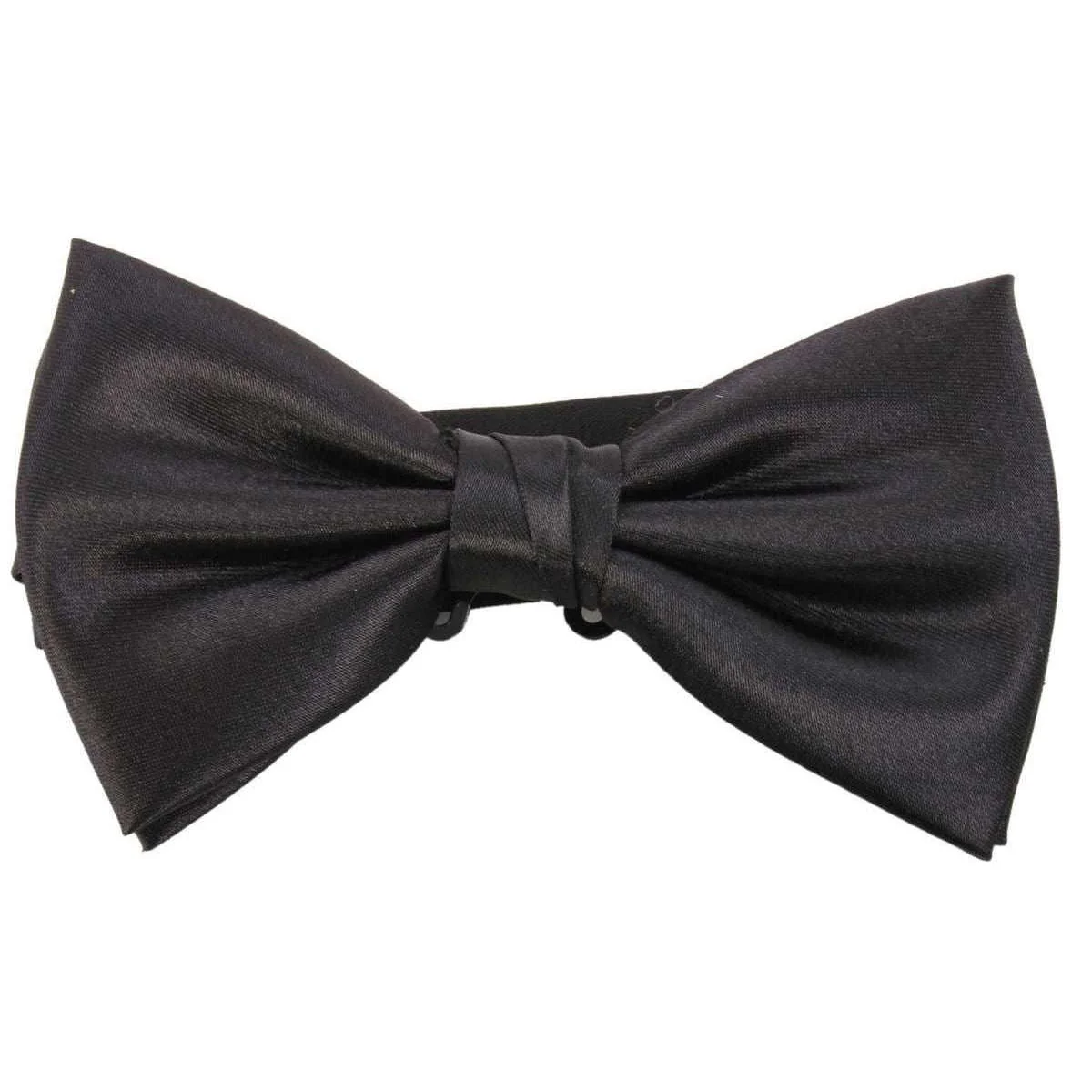 Knightsbridge Neckwear Bow Tie and Cummerbund Set - Black - Image 2